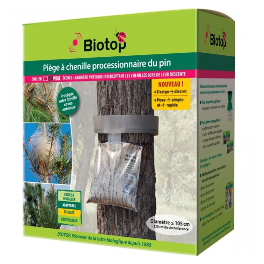 Lot De 2 Sacs De Rechange Pour Piège à Chenilles Processionnaires Du Pin - Motif Écorce Camouflage - Sans Insecticide - 7
